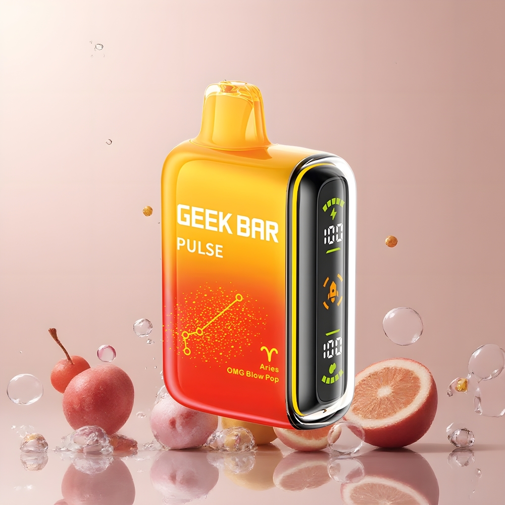 Partihandel Sverige GEEK BAR Pulse 15000 Puffar Vape Zodiac Edition 16ML 5% Nikotin USB-C