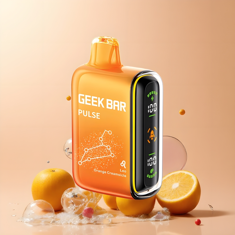 Partihandel Sverige GEEK BAR Pulse 15000 Puffar Vape Zodiac Edition 16ML 5% Nikotin USB-C