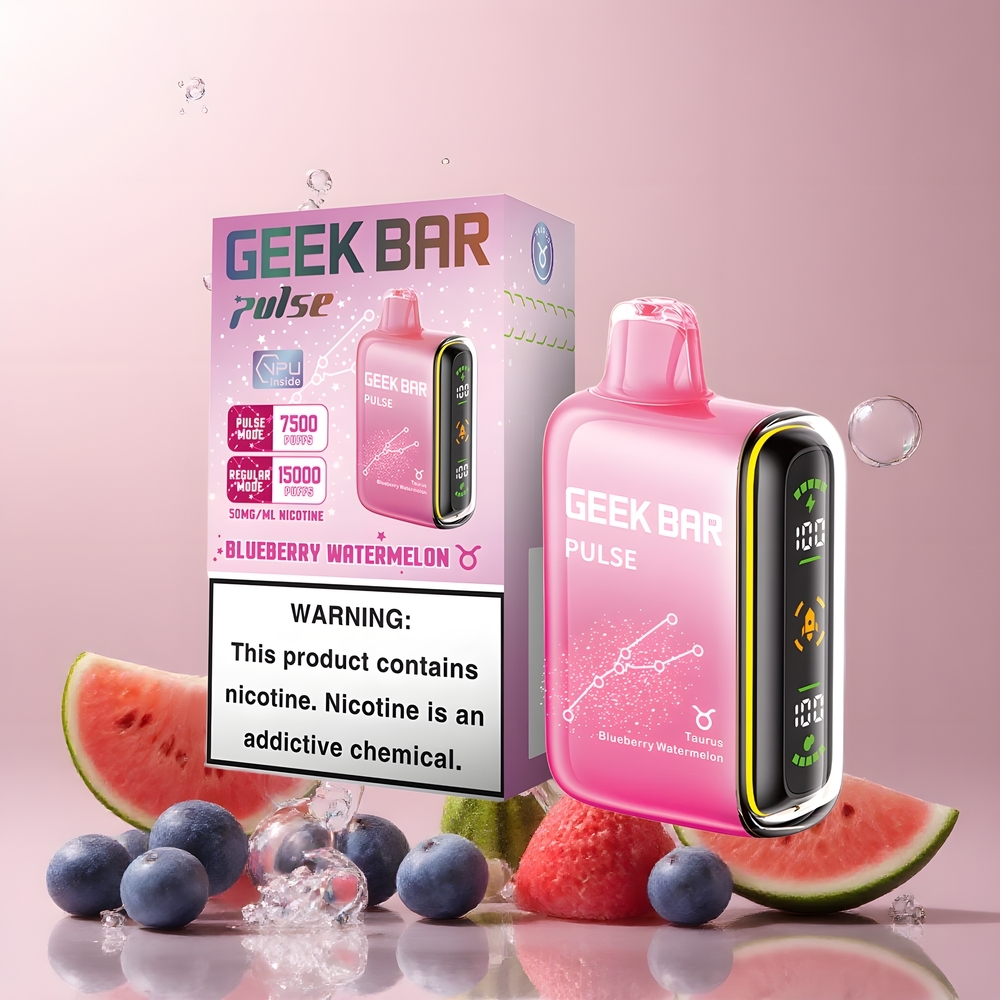 Partihandel Sverige GEEK BAR Pulse 15000 Puffar Vape Zodiac Edition 16ML 5% Nikotin USB-C