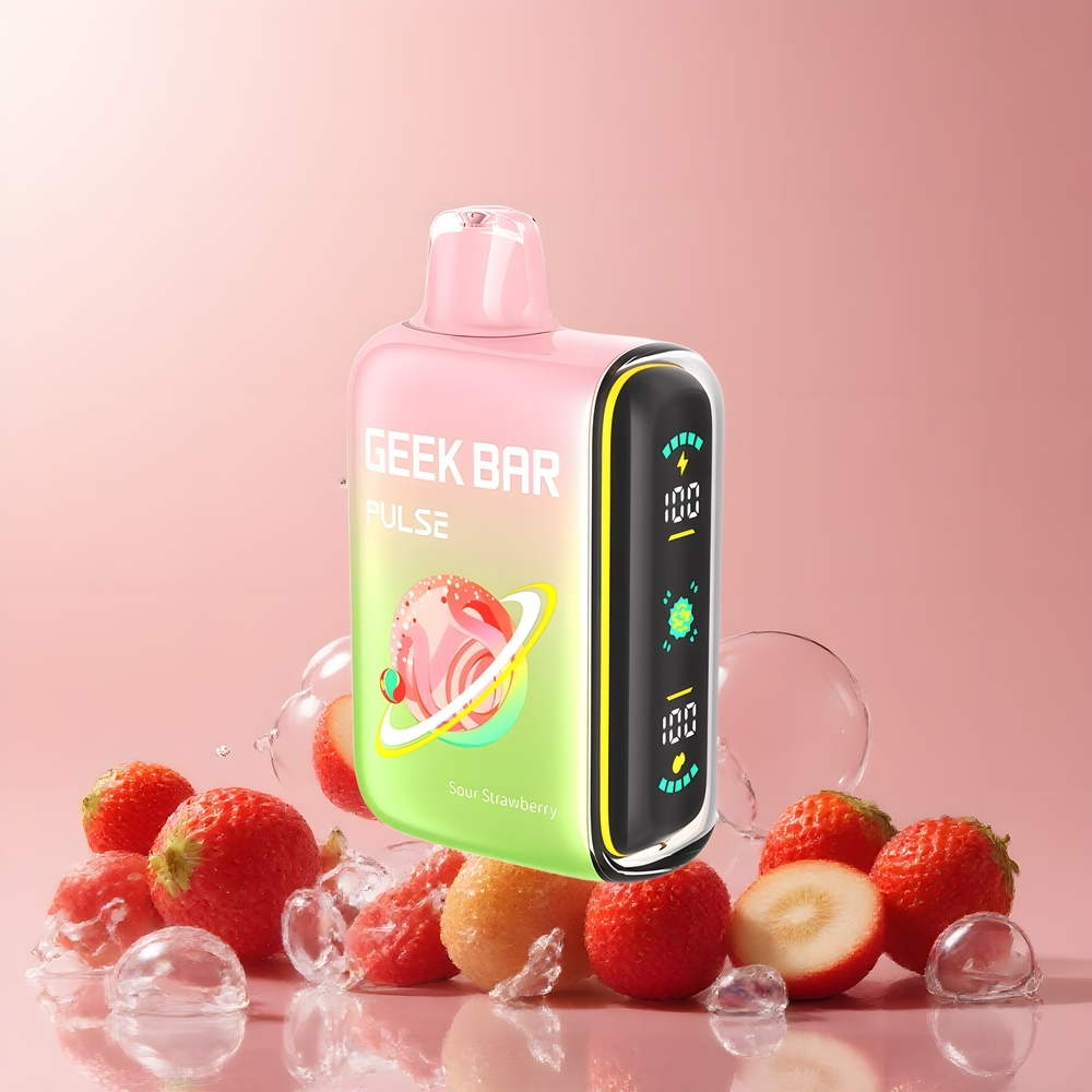 Partihandel Sverige GEEK BAR Pulse 15000 Puffs Engångsvape Sur Edition 16ML 5% USB-C