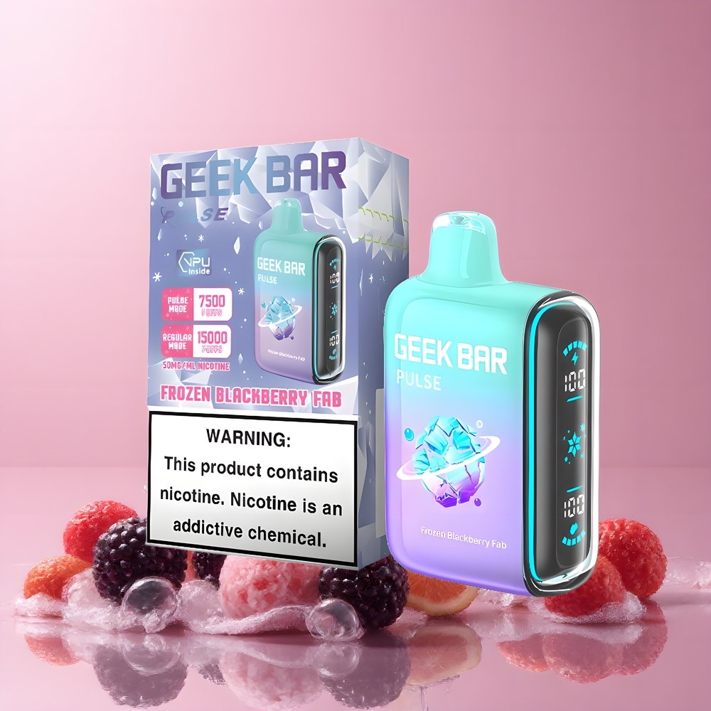 Partihandel Sverige GEEK BAR Pulse 15000 Puffs Fryst Edition 16ML 5% USB-C