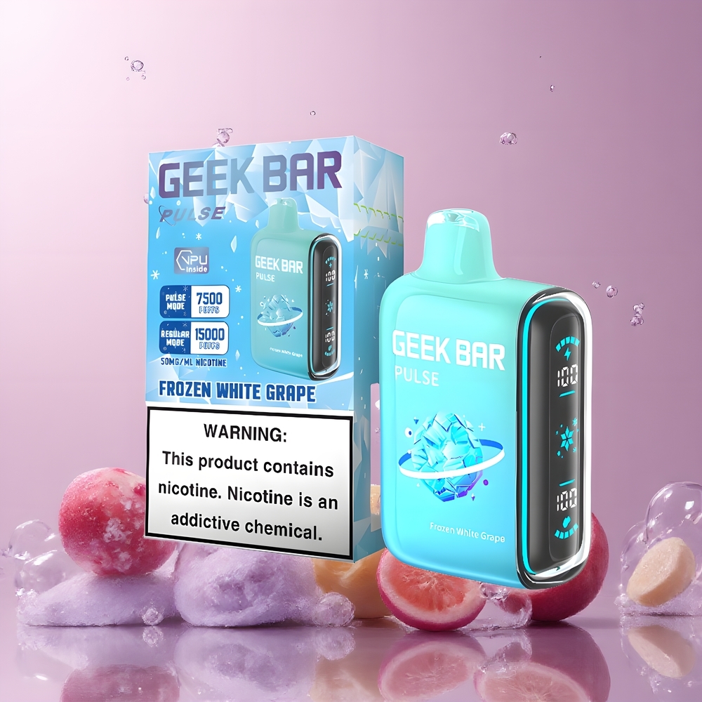 Partihandel Sverige GEEK BAR Pulse 15000 Puffs Fryst Edition 16ML 5% USB-C