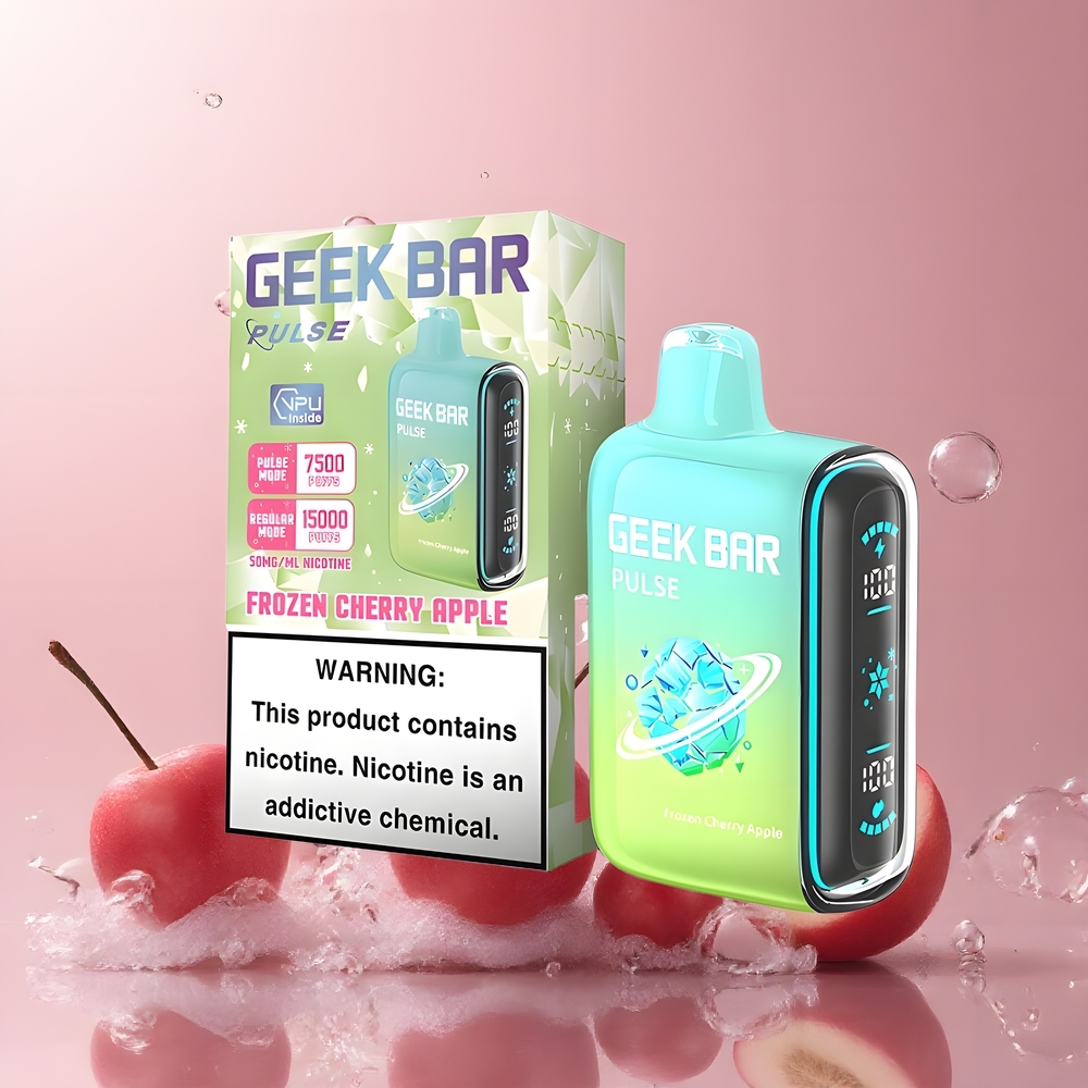 Partihandel Sverige GEEK BAR Pulse 15000 Puffs Fryst Edition 16ML 5% USB-C
