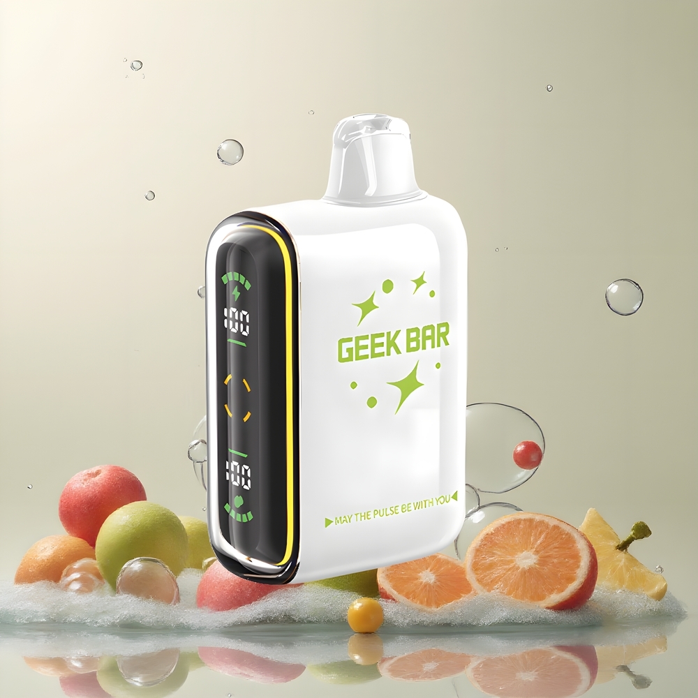 Partihandel Sverige GEEK BAR Pulse 15000 puffar 16ML 5% NIC USB-C Luftflöde