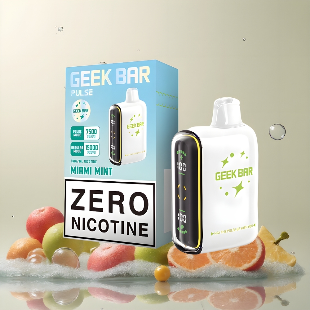 Partihandel Sverige GEEK BAR Pulse 15000 puffar 16ML 5% NIC USB-C Luftflöde