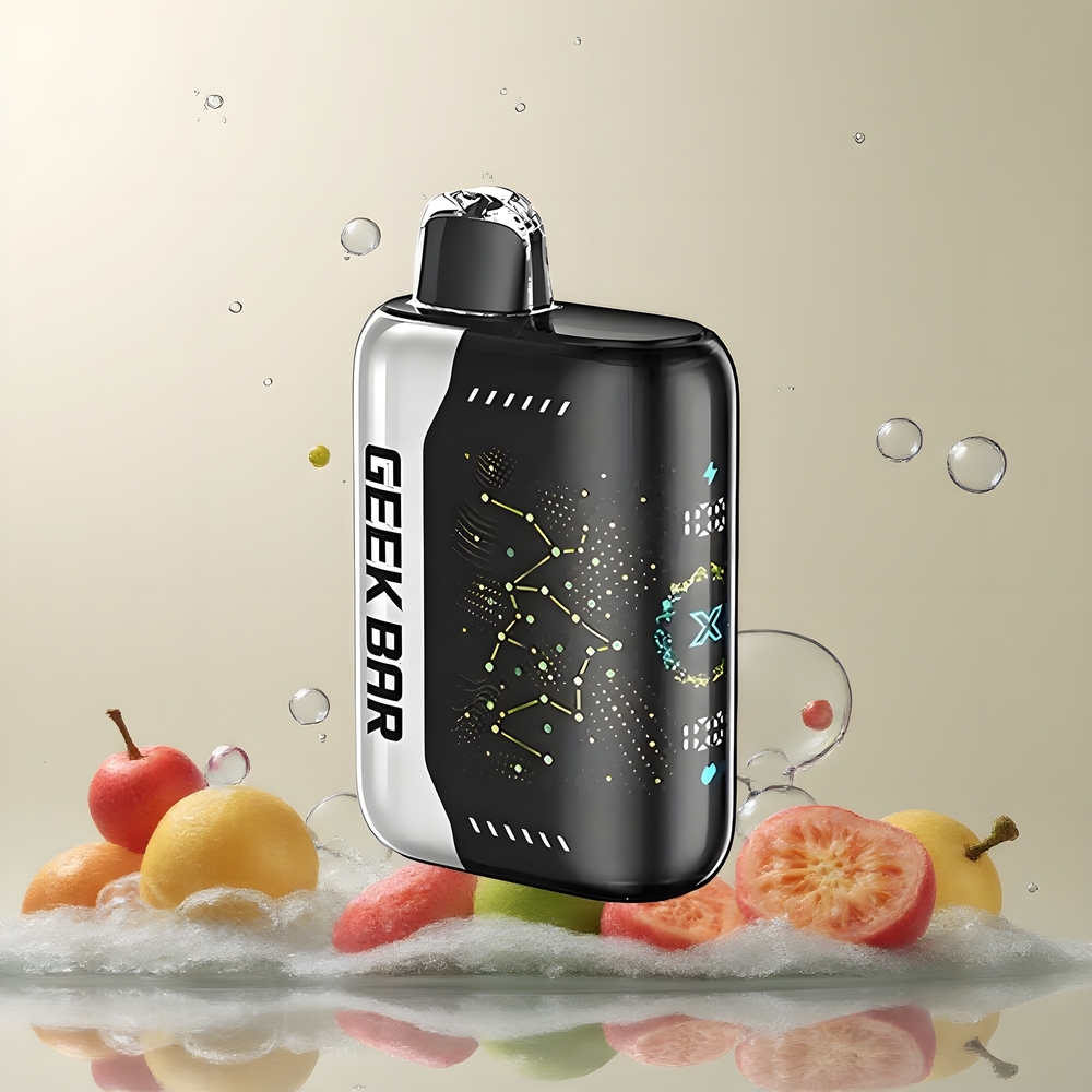 Partihandel Sverige GEEK BAR Pulse X 25000 Puffar Vape Noll Nikotin 18mL USB-C