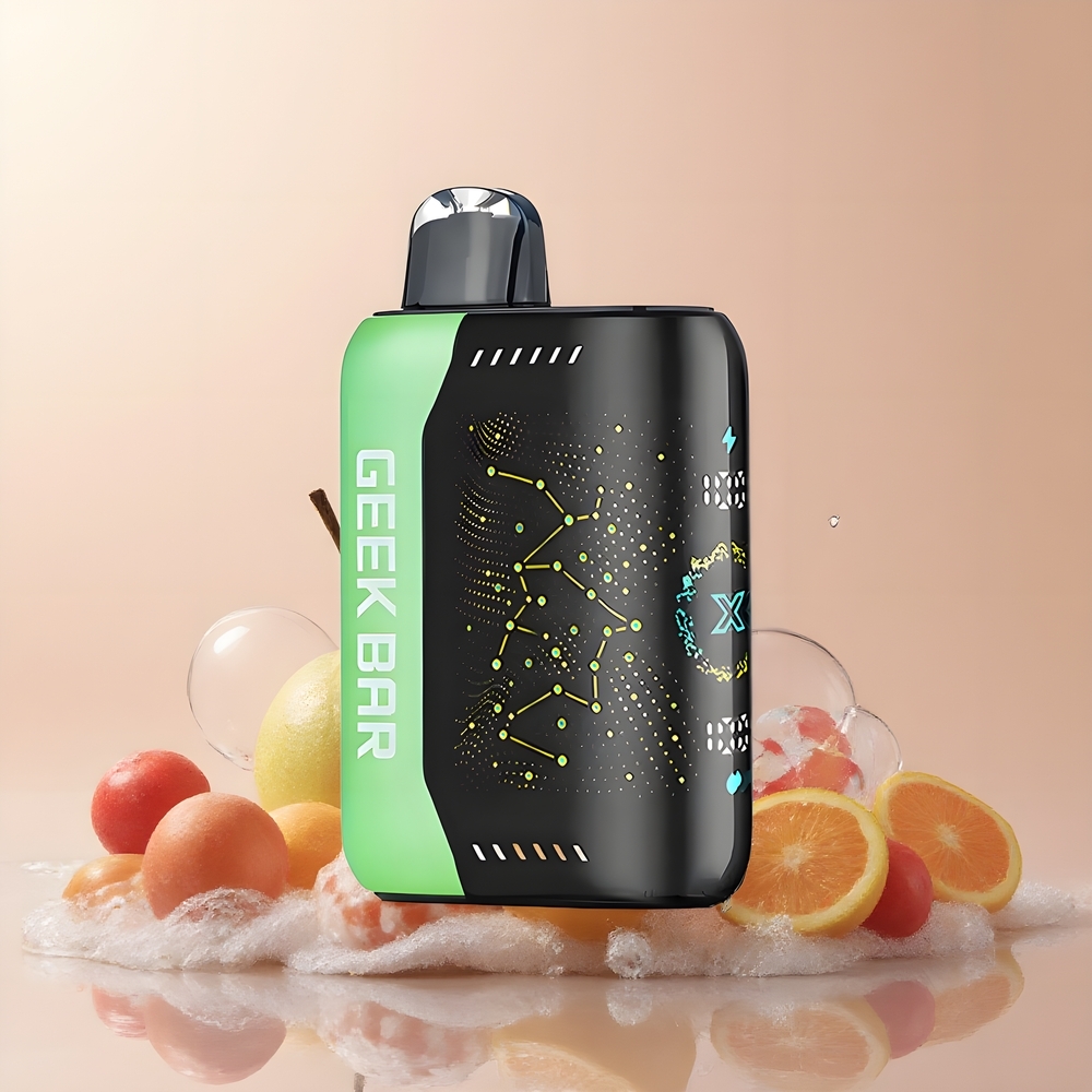 Partihandel Sverige GEEK BAR Pulse X 25000 Puffar Vape Noll Nikotin 18mL USB-C