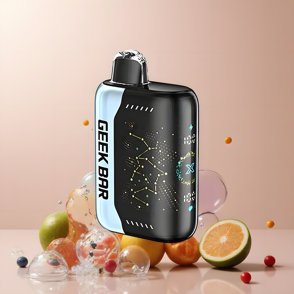 Partihandel Sverige GEEK BAR Pulse X 25000 Puffar Vape Noll Nikotin 18mL USB-C