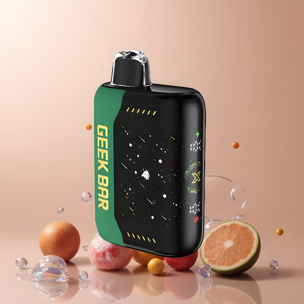 Partihandel Sverige GEEK BAR Pulse X 25000 Puffs Engångs Vape Jul Edition Dual Mesh Coil 18mL