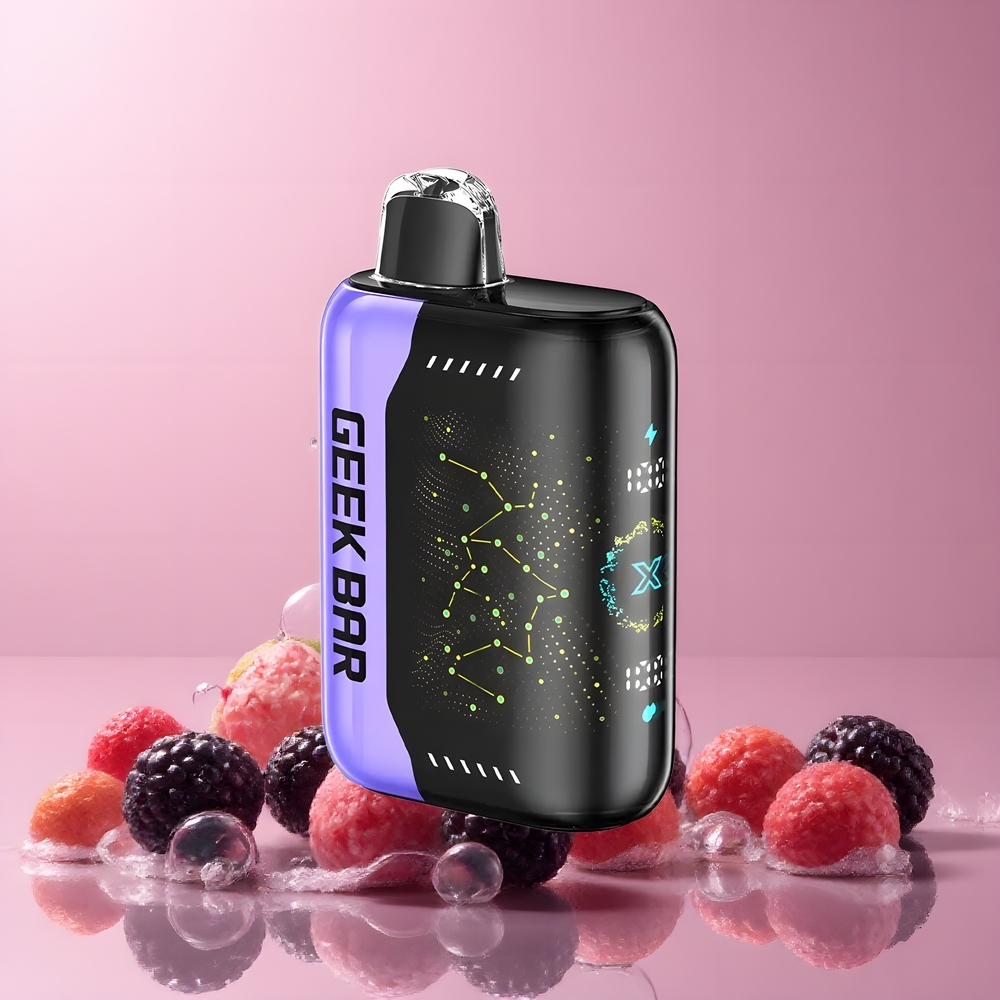Partihandel Sverige GEEK BAR Pulse X 25000 Puffs Engångs Vape Standard Version 18mL Dual Mesh Coil