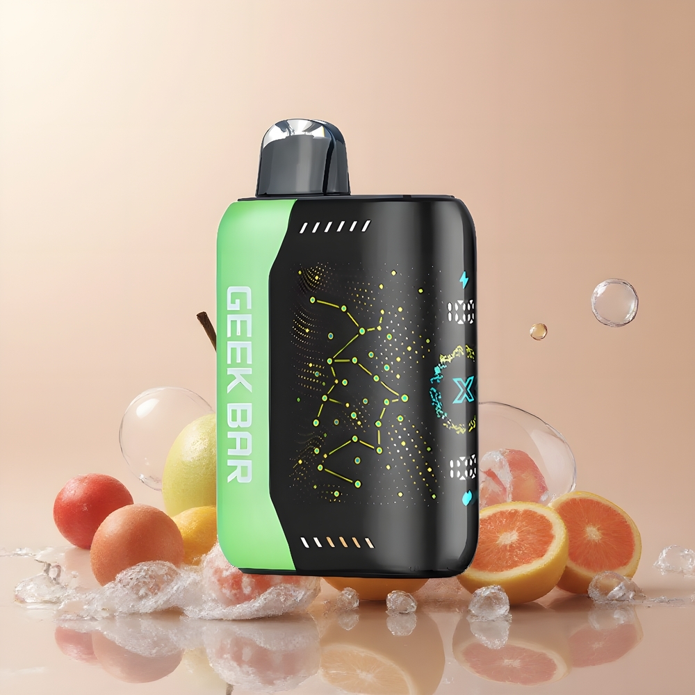 Partihandel Sverige GEEK BAR Pulse X 25000 Puffs Engångs Vape Standard Version 18mL Dual Mesh Coil