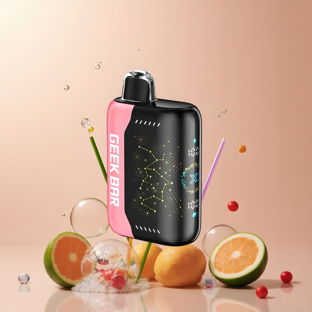 Partihandel Sverige GEEK BAR Pulse X 25000 Puffs Engångs Vape Standard Version 18mL Dual Mesh Coil