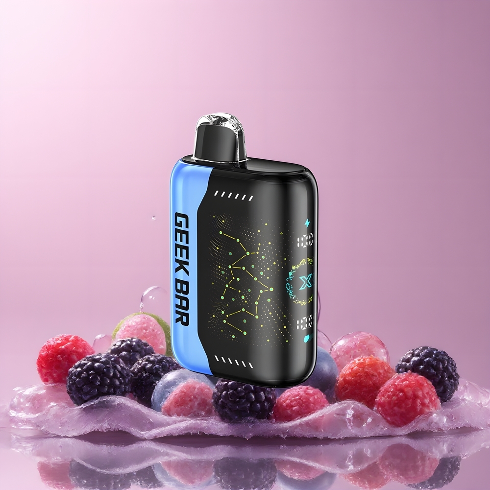 Partihandel Sverige GEEK BAR Pulse X 25000 Puffs Engångs Vape Standard Version 18mL Dual Mesh Coil