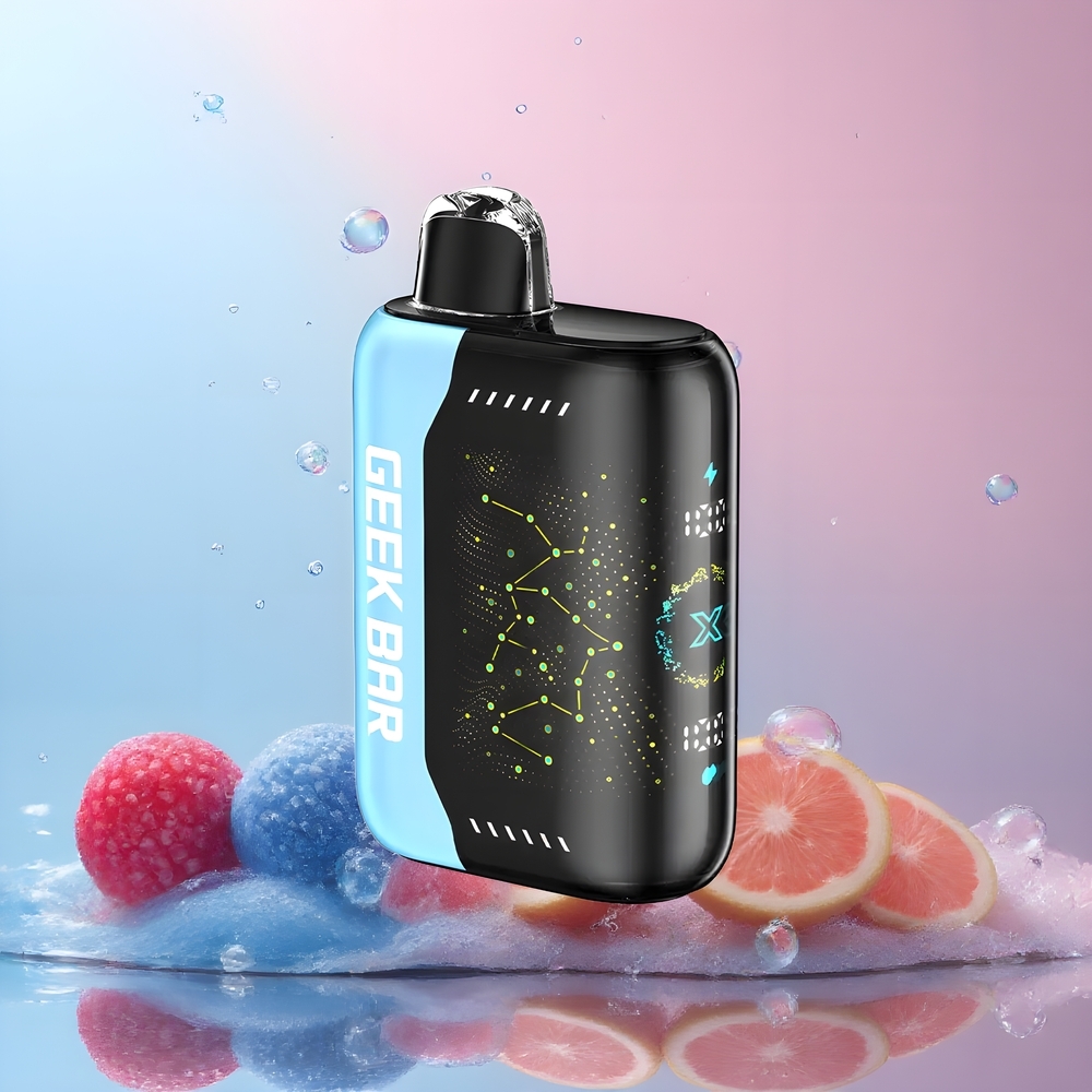 Partihandel Sverige GEEK BAR Pulse X 25000 Puffs Engångs Vape Standard Version 18mL Dual Mesh Coil