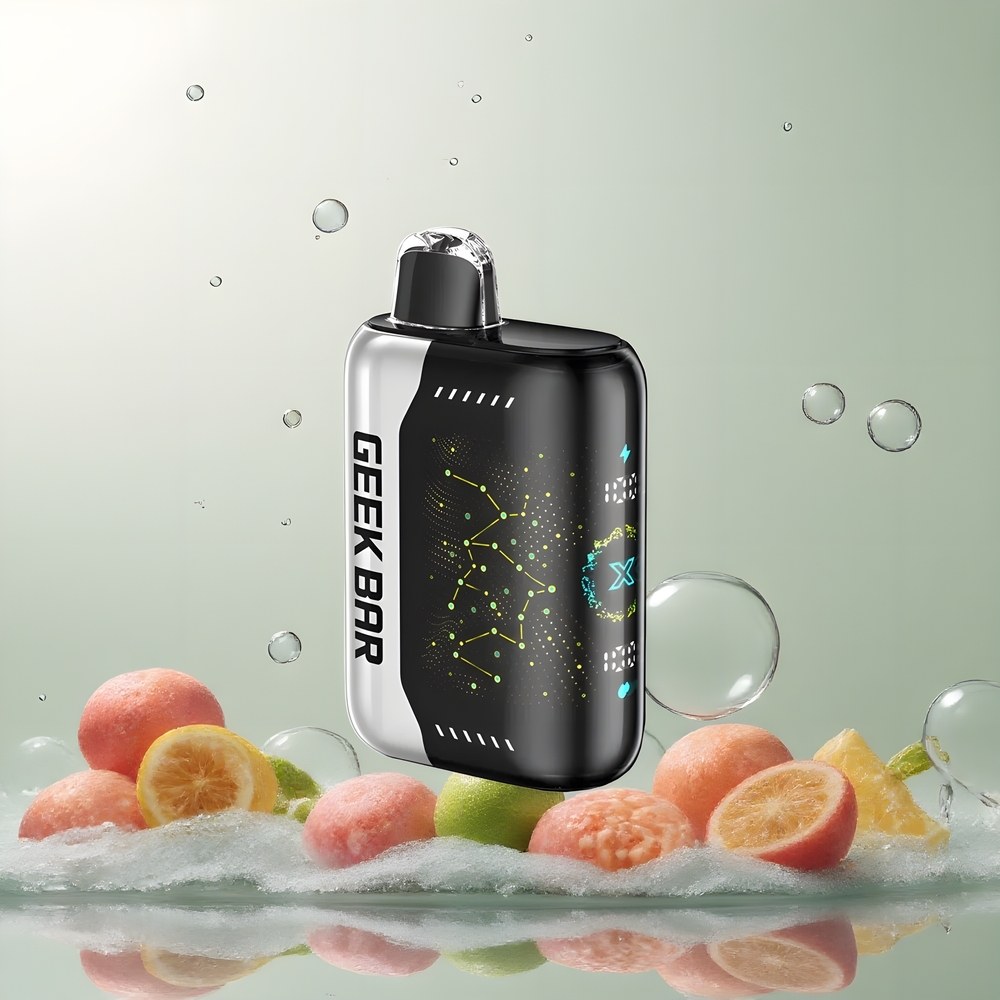 Partihandel Sverige GEEK BAR Pulse X 25000 Puffs Engångs Vape Standard Version 18mL Dual Mesh Coil