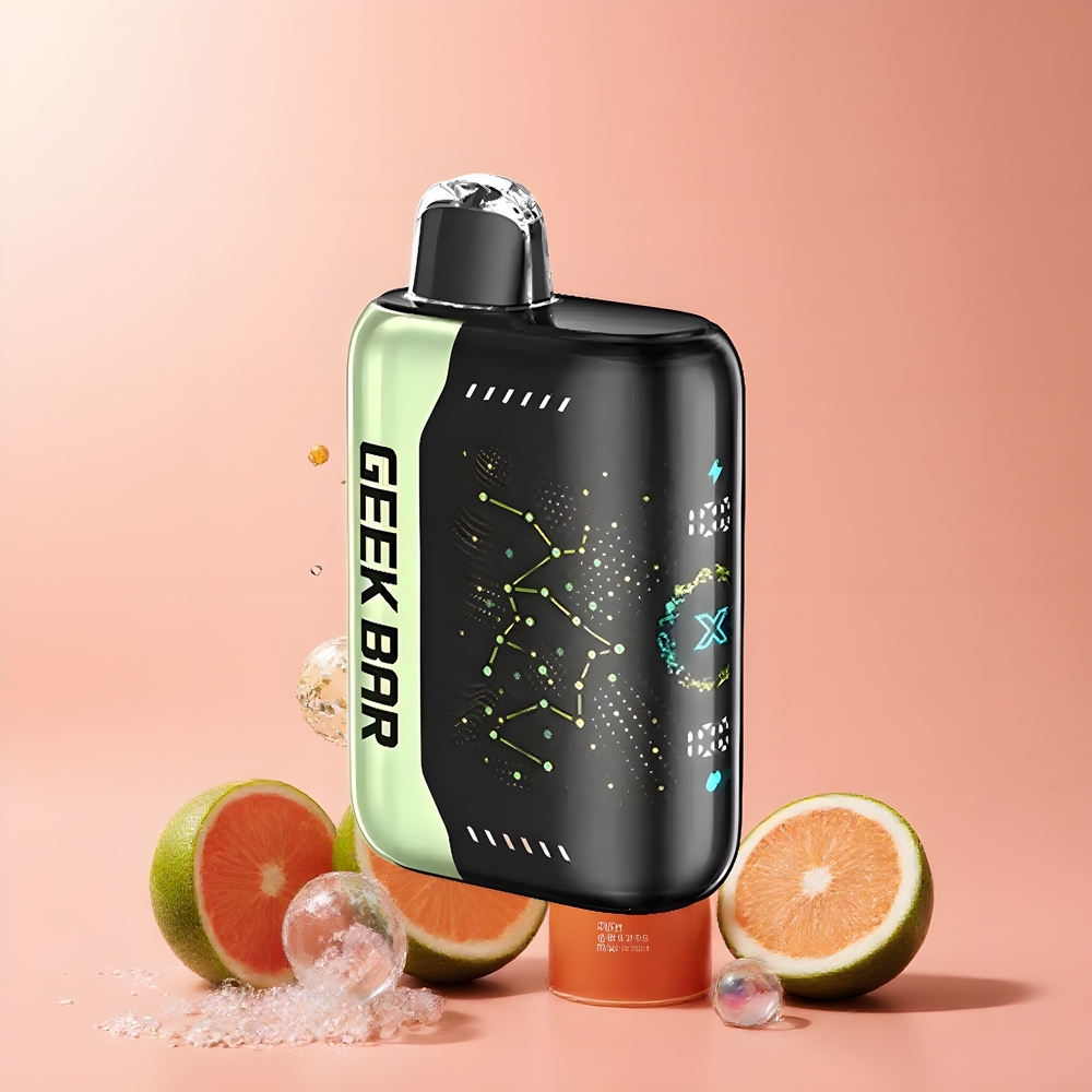Partihandel Sverige GEEK BAR Pulse X 25000 Puffs Engångs Vape Standard Version 18mL Dual Mesh Coil