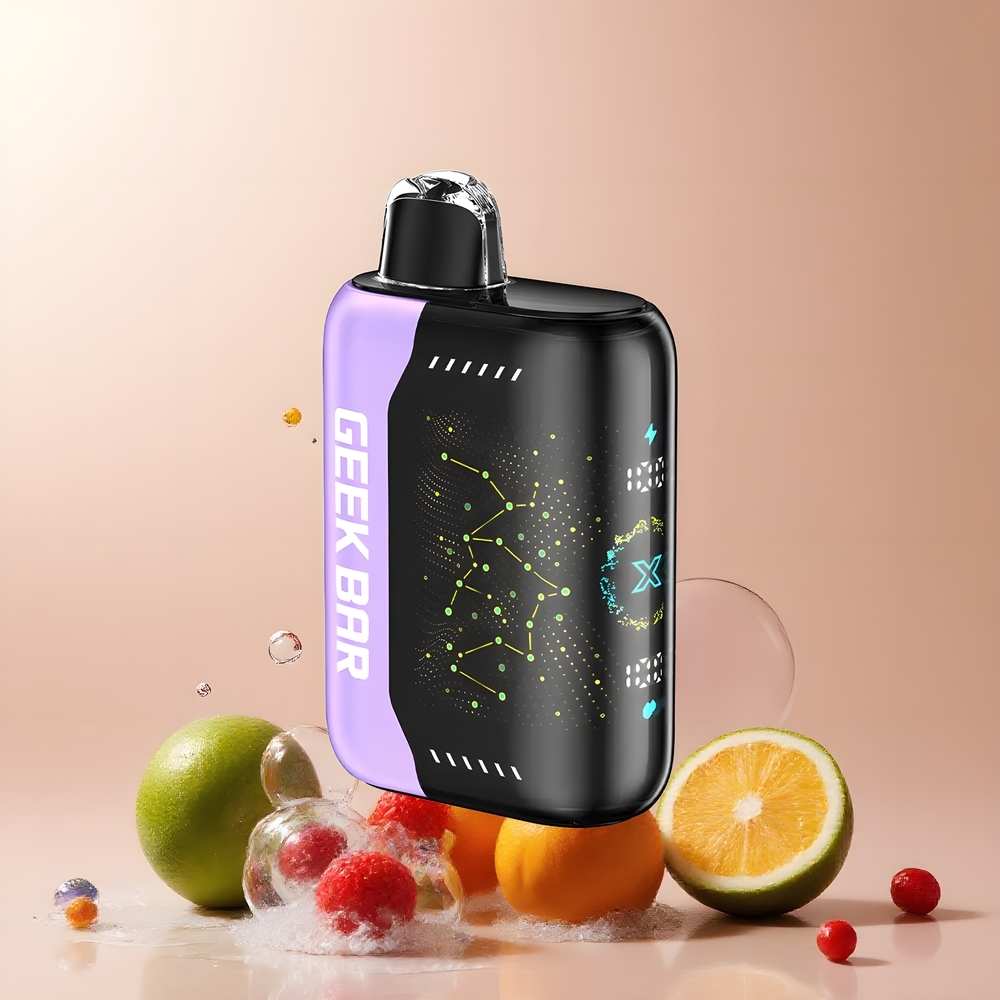 Partihandel Sverige GEEK BAR Pulse X 25000 Puffs Engångs Vape Standard Version 18mL Dual Mesh Coil
