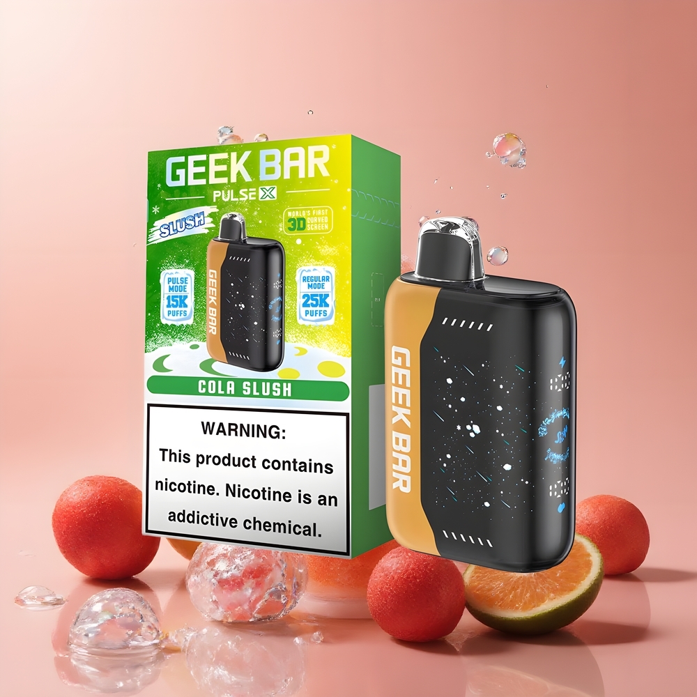 Partihandel Sverige GEEK BAR Pulse X 25000 Puffs Slush Edition 18mL Dual Mesh Coil