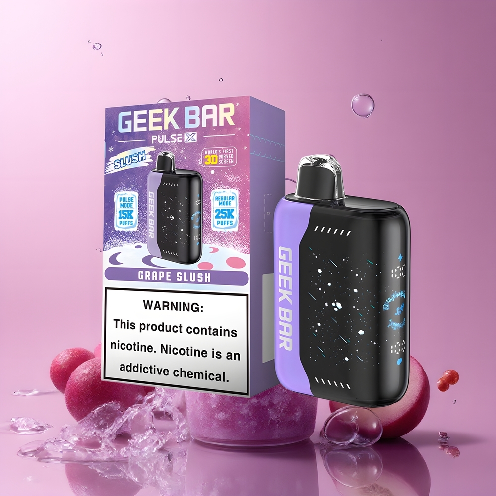 Partihandel Sverige GEEK BAR Pulse X 25000 Puffs Slush Edition 18mL Dual Mesh Coil