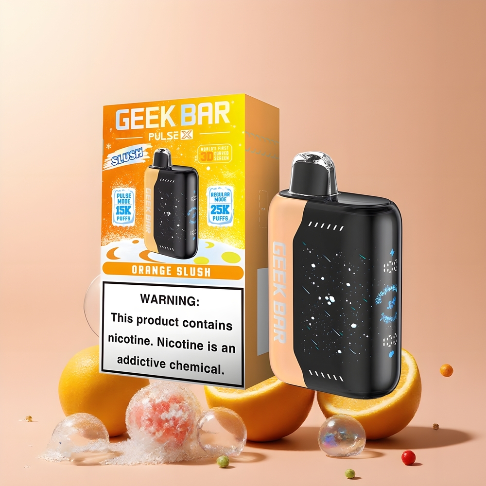 Partihandel Sverige GEEK BAR Pulse X 25000 Puffs Slush Edition 18mL Dual Mesh Coil