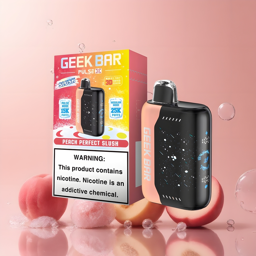 Partihandel Sverige GEEK BAR Pulse X 25000 Puffs Slush Edition 18mL Dual Mesh Coil