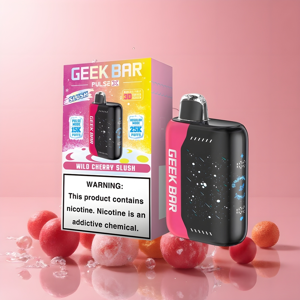Partihandel Sverige GEEK BAR Pulse X 25000 Puffs Slush Edition 18mL Dual Mesh Coil