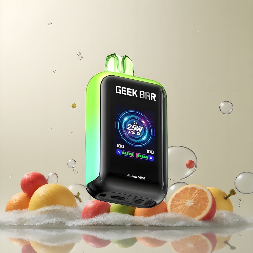 Partihandel Sverige GEEK BAR Skyview 25000 Puffs Återuppladdningsbar Miami Mynta