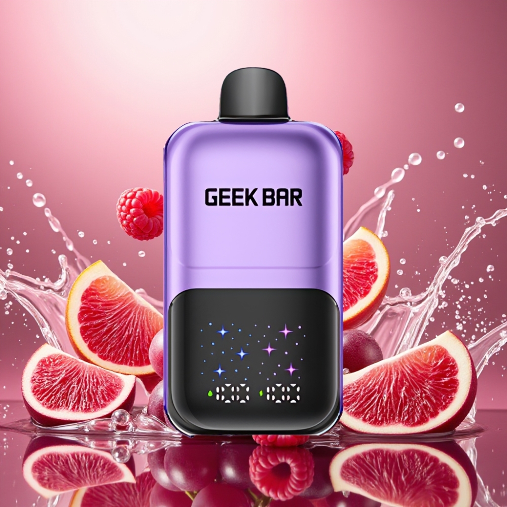 Partihandel Sverige GEEKBAR 2GO 50000 Puffs Bärsmaak (Vindruva & Hallon) 20ml