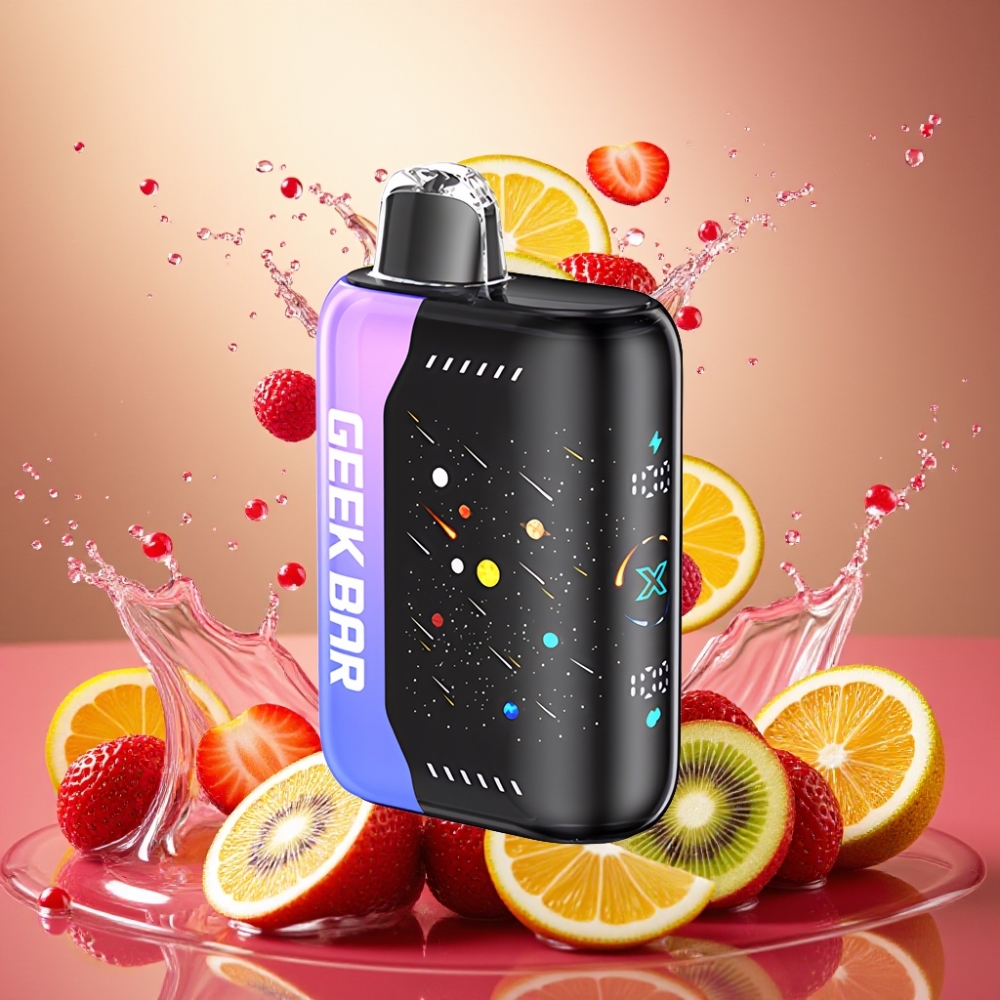 Partihandel Sverige GEEKBAR Pulse X 42K Puffs Meteor Edition Jordgubb Kiwi Is