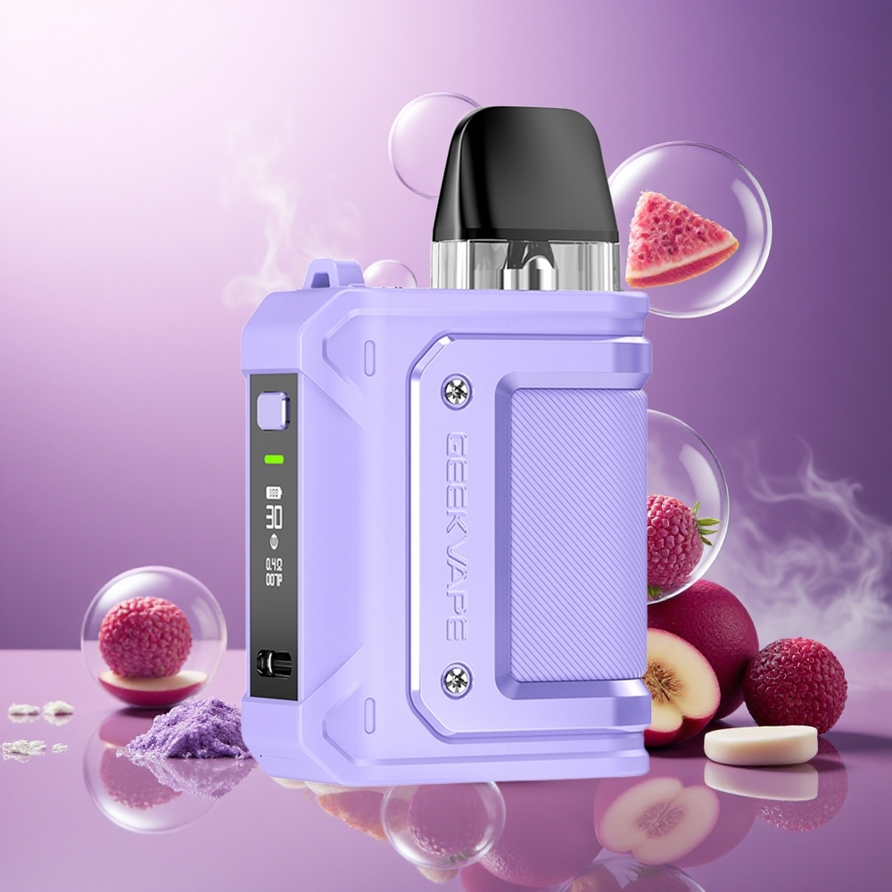 Partihandel Sverige GeekVape Aegis Hero Q Kit 1 mun 30W 1300mAh 3ml Lila