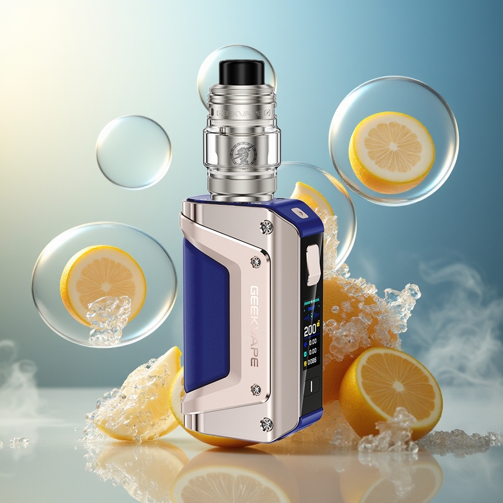 Partihandel Sverige GeekVape Aegis Legend 3 Kit 200W IP-68 Type-C Guld Blå