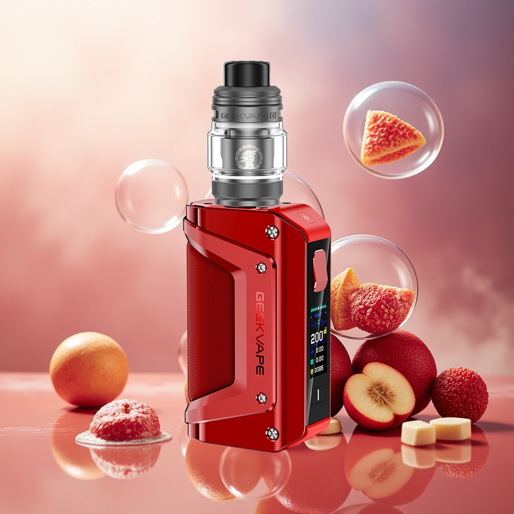 Partihandel Sverige GeekVape Aegis Legend 3 Kit Röd IP-68 AS 4.0 Top Airflow