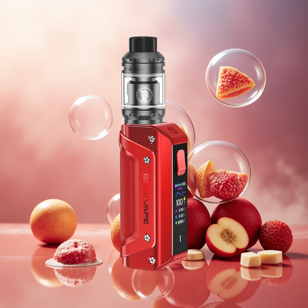 Partihandel Sverige GeekVape Aegis Solo 3 Kit Röd IP68 100W 18650 USB-C