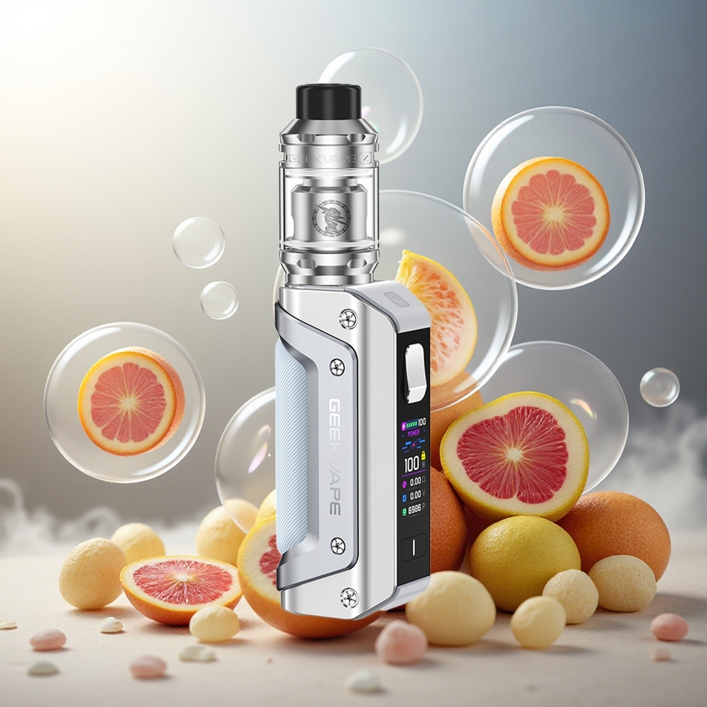 Partihandel Sverige GeekVape Aegis Solo 3 Kit Silver 100W 18650 IP68 Toppluftkylning
