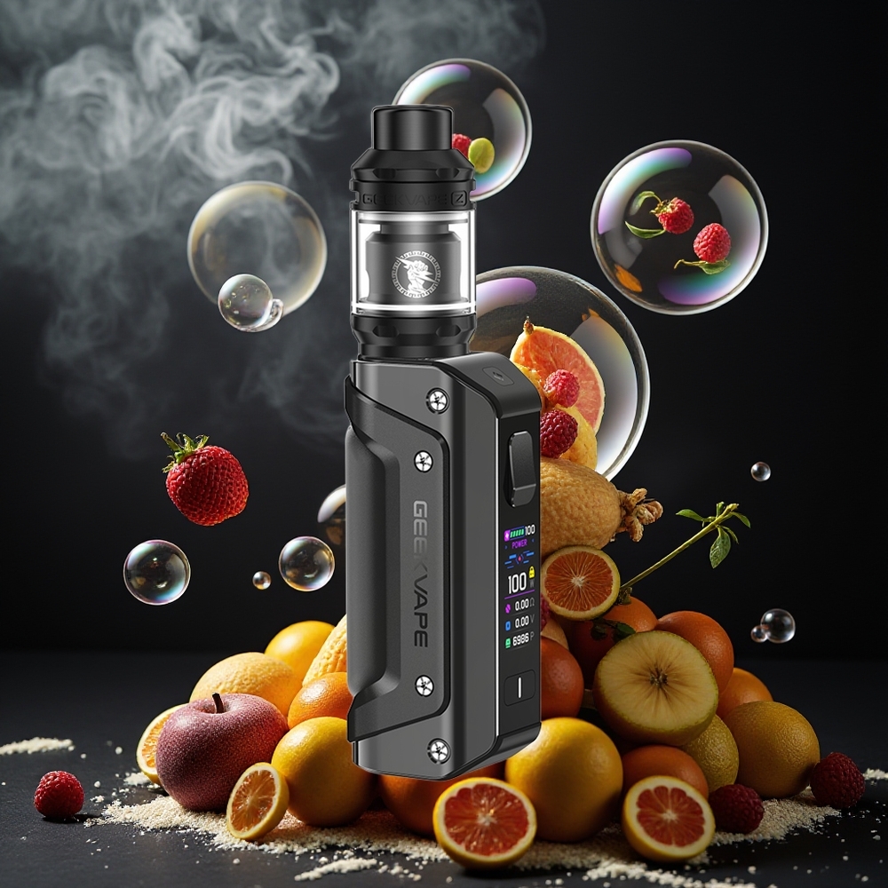 Partihandel Sverige GeekVape Aegis Solo 3 Kit Svart IP68 18650 100W USB-C