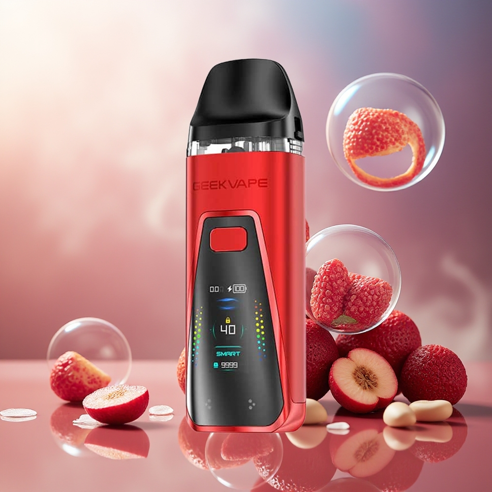 Partihandel Sverige GeekVape Digi Pro Pod Mod Kit 2-munnar 40W 2000mAh Rubinröd