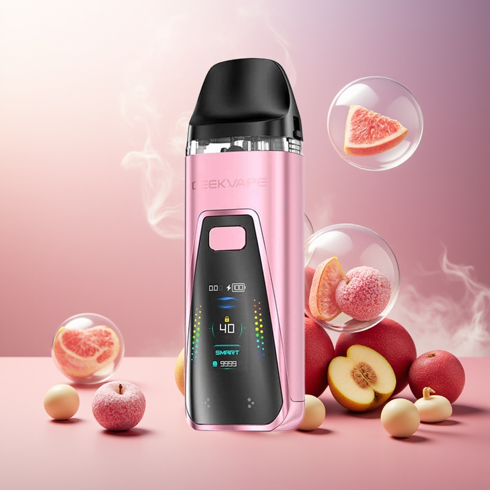 Partihandel Sverige GeekVape Digi Pro Pod Mod Kit 40W 2000mAh 5mL 0.96" Färgskärm Körsbärsrosa