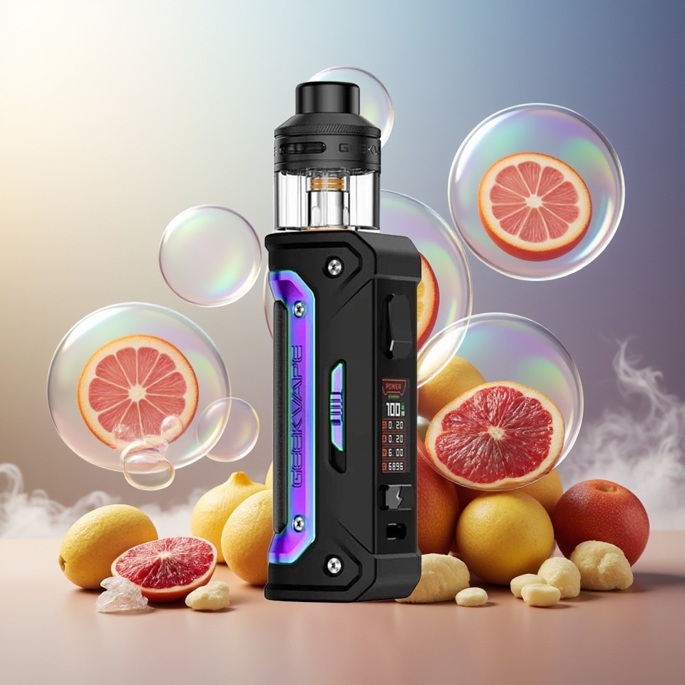 Partihandel Sverige GeekVape E100i Kit Regnbåge 3000mAh SMART 100W