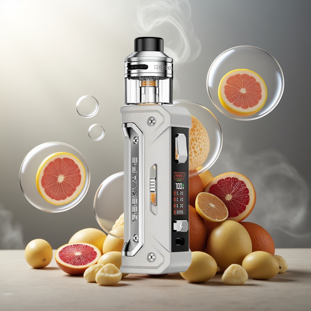 Partihandel Sverige GeekVape E100i Kit Vulkanisk Grå 3000mAh SMART POWER BOOSTING