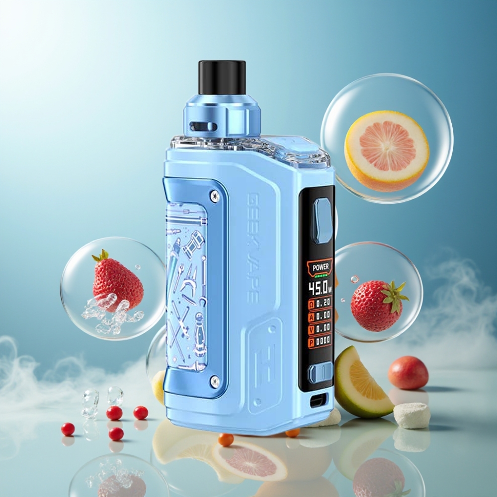 Partihandel Sverige GeekVape H45 Aegis Hero 2 1-munn 1400mah 45W Himmelsblå