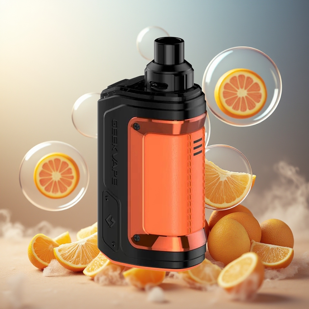 Partihandel Sverige GeekVape H45 Aegis Hero 2 45W 1400mAh 4ml 2-munnar Apelsin
