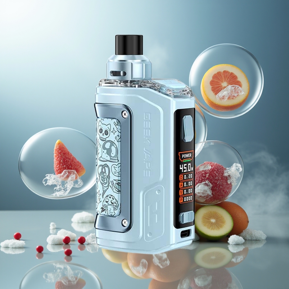 Partihandel Sverige GeekVape H45 Aegis Hero 2 Pod Mod 45W 1400mah Gråblå
