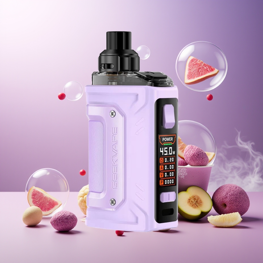 Partihandel Sverige GeekVape H45 Classic Aegis Hero 2 510 Drip Tip 4.0ml Lavendel