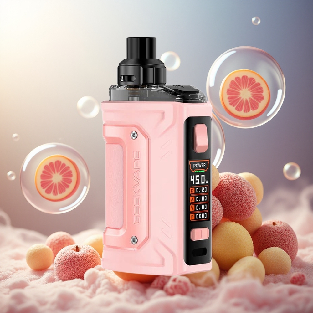 Partihandel Sverige GeekVape H45 Classic Aegis Hero 2 Pod Kit 2 MTL 1400mAh Sakura