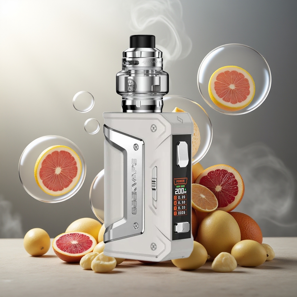Partihandel Sverige GeekVape Aegis Legend 2 Klassisk Kit 2 munstycken Vulkan Grå IP68 200W