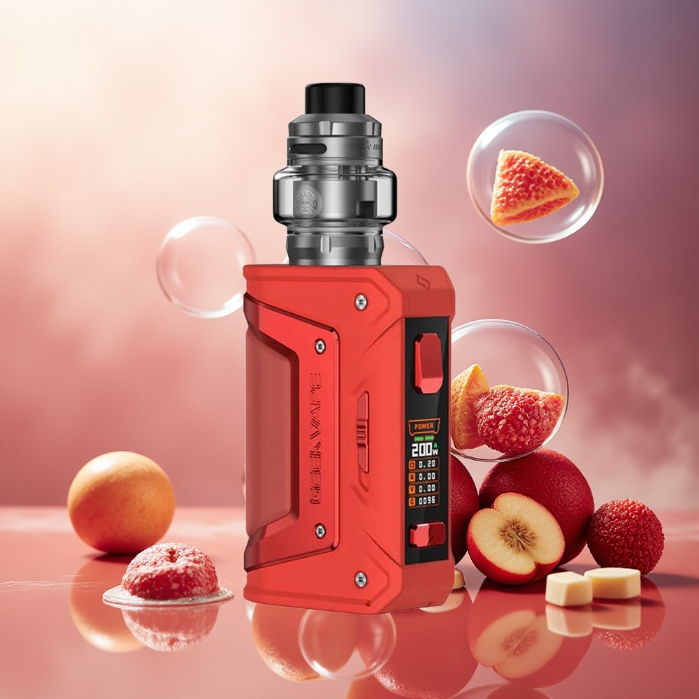 Partihandel Sverige GeekVape Aegis Legend 2 Klassisk Kit Röd 200W Dual 21700 IP68