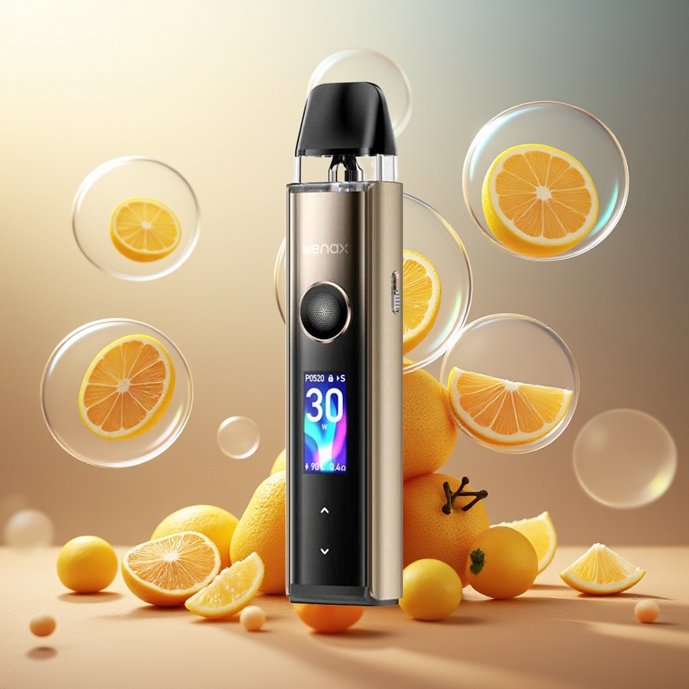 Partihandel Sverige GeekVape Wenax Q Pro Pod System 2ml MTL 30W Haptisk Touch Solstråle Guld