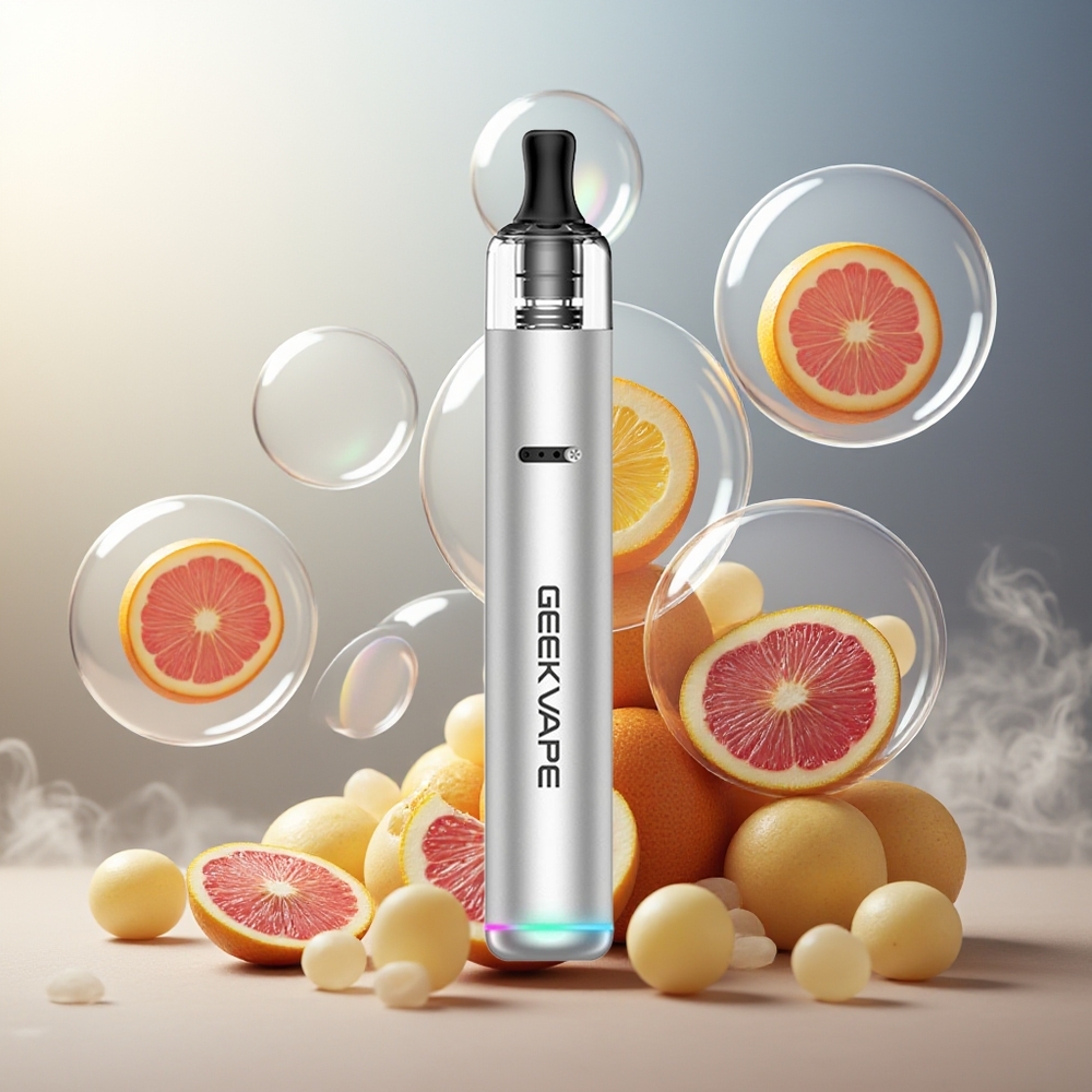Partihandel Sverige GeekVape WENAX S3 Stylus 3 2.0ml 1100mAh Type-C Atom Silver