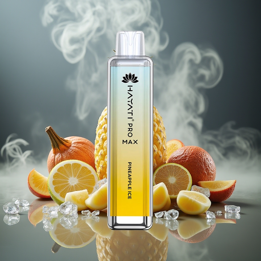 Partihandel Sverige Hayati Pro Max 4000 Puffs Engångs Vape Ananas Is 2ml TPD 1400mAh