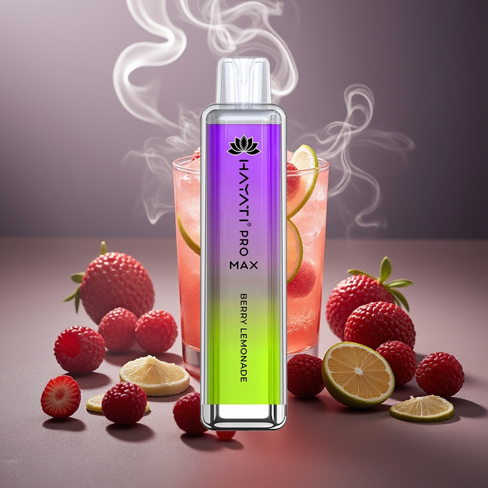 Partihandel Sverige Hayati Pro Max 4000 Puffs Engångs Vape Bär Lemonad 2ml TPD 1400mAh Dual 1.1 Ohm